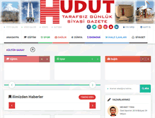 Tablet Screenshot of gazetehudut.com